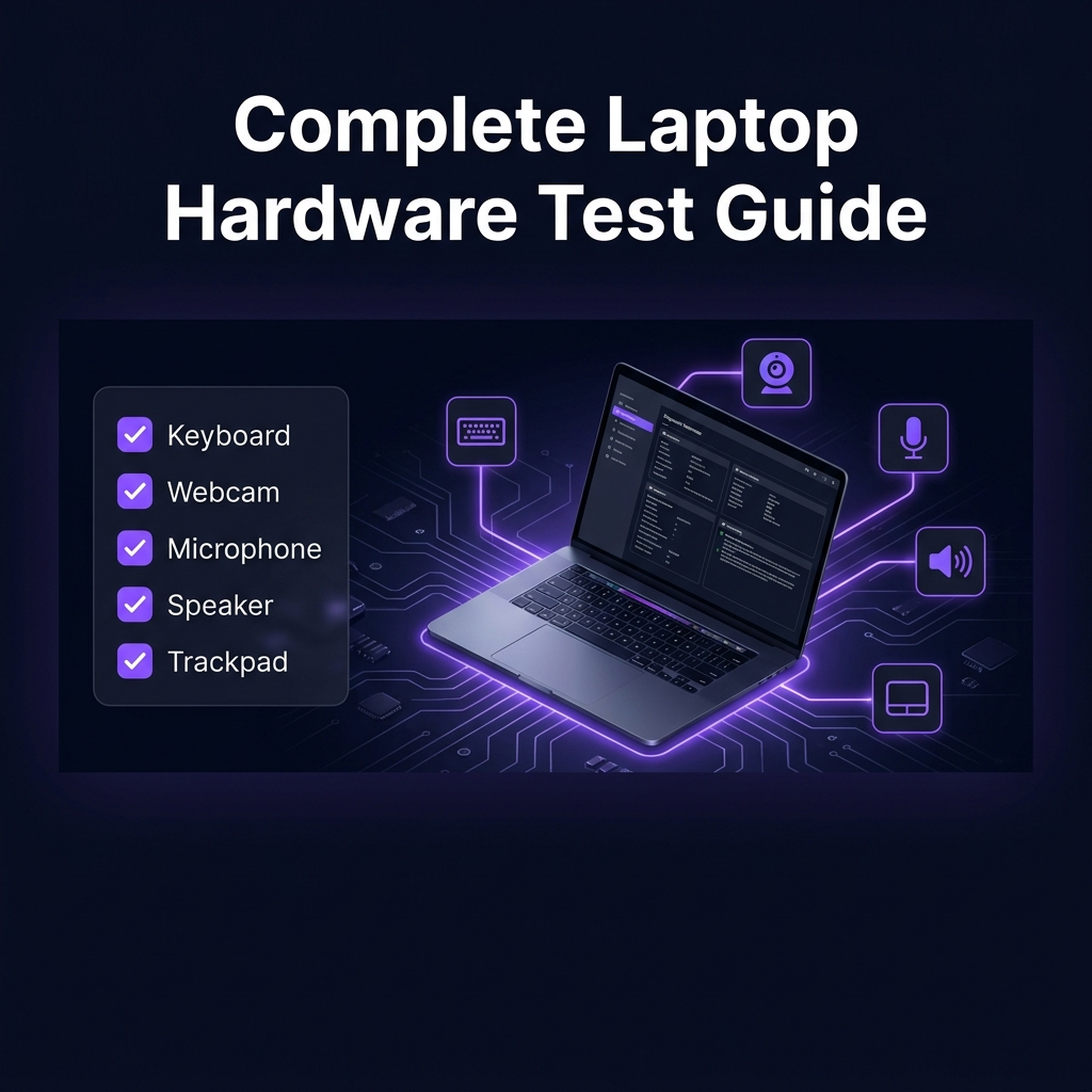 Complete laptop hardware test guide