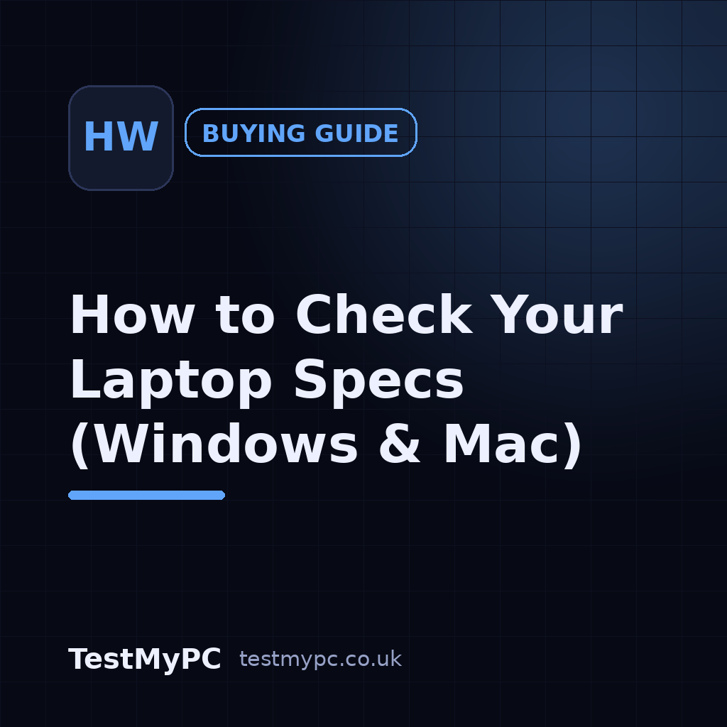 How to Check Your Laptop Specs (Windows & Mac)