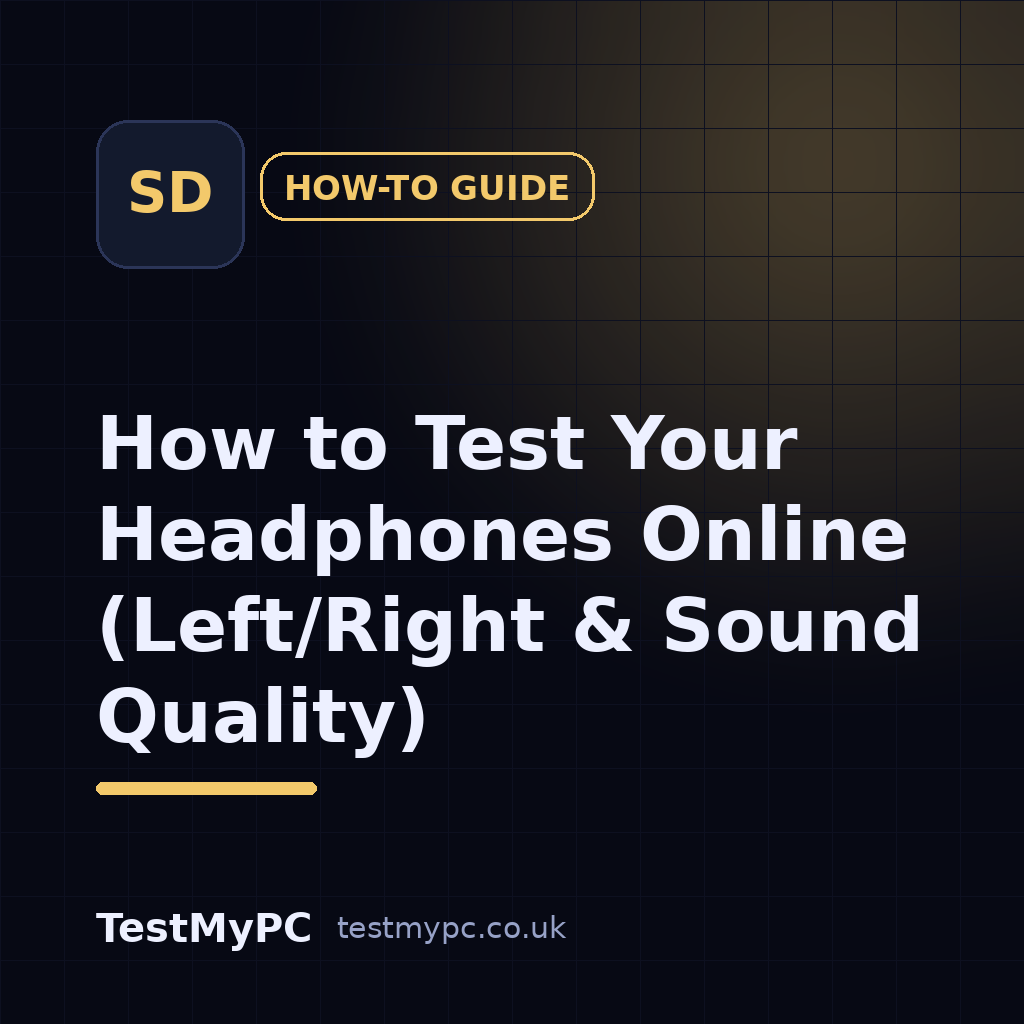 How to Test Your Headphones Online (Left/Right & Sound Quality)