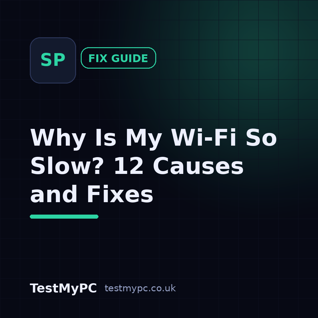 Why Is My Wi-Fi So Slow? 12 Causes and Fixes